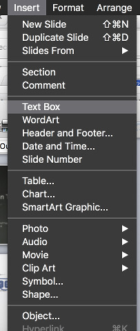 insert footer in powerpoint for mac